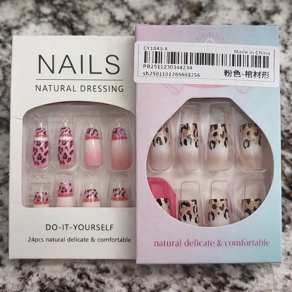 Leopard Print Press-On Nails